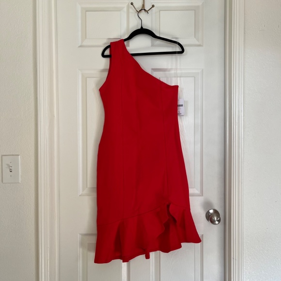 Red mermaid midi dress - Picture 7 of 7